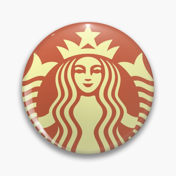 Item preview, Orange beige Coffee Mermaid Logo designed and sold by Adrianach1.