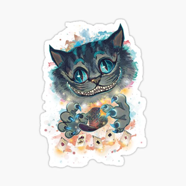 Chesire Cat Stickers Redbubble