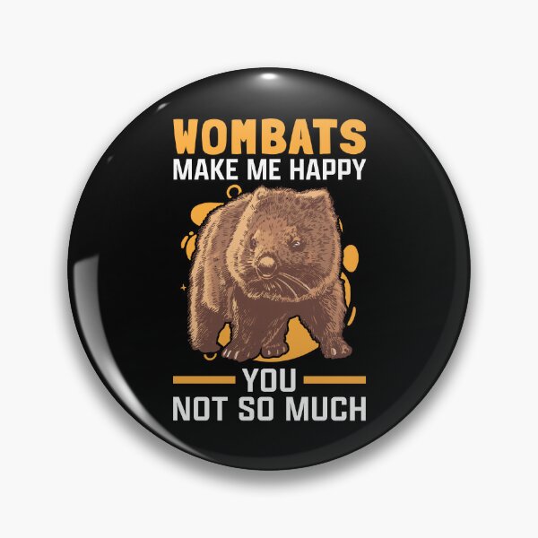Item preview, Wombats make happy marsupial wombat designed and sold by madgrfx.