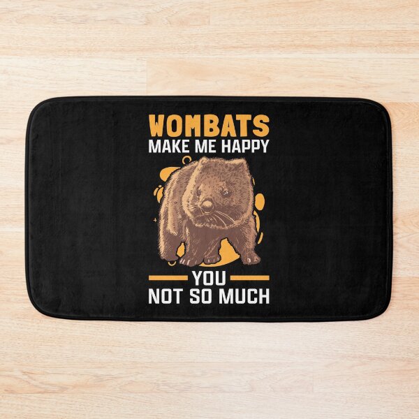 Item preview, Wombats make happy marsupial wombat designed and sold by madgrfx.