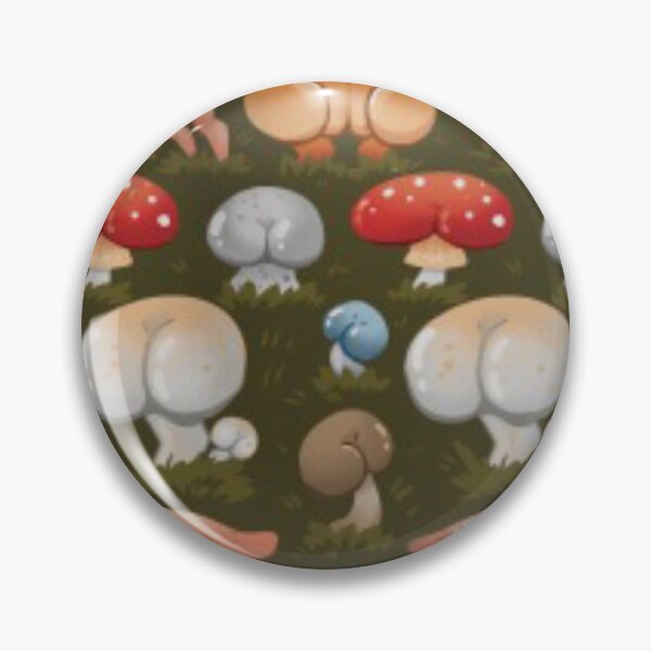 Item preview, Butt Mushroom Pattern designed and sold by seliemc.