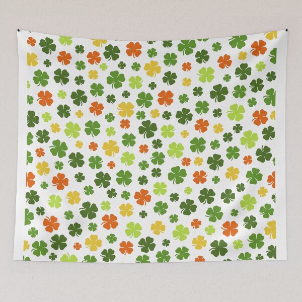 Item preview, Irish Colored Clover Pattern St Patrick's Day designed and sold by ILLYL Creatives.