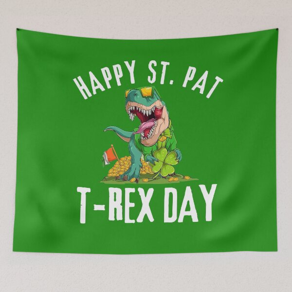 Item preview, Happy St Pat T-rex Dinosaur St Patricks Day Kids Gift designed and sold by Mariano Topno.