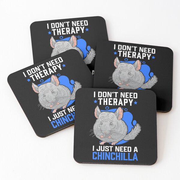 Item preview, Chinchillas My Therapy Dust Mouse Chinchilla designed and sold by madgrfx.