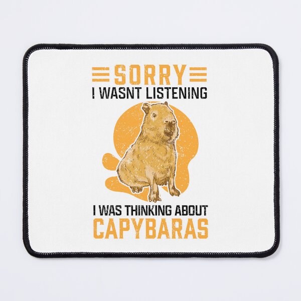 Item preview, Capybara distracted South American capybara designed and sold by madgrfx.