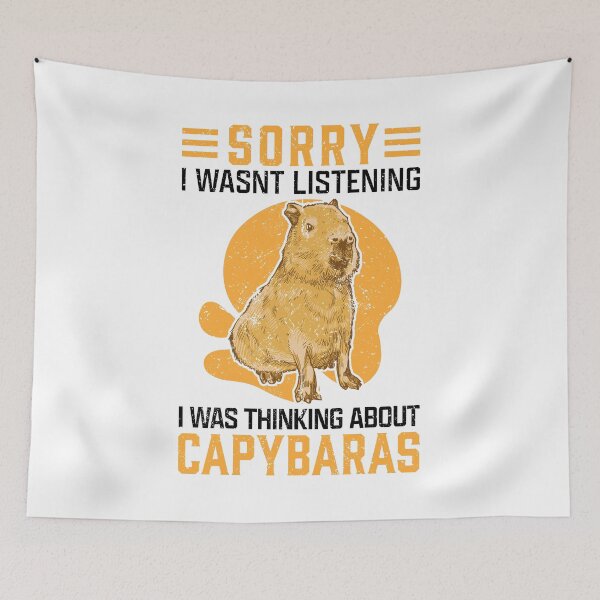 Item preview, Capybara distracted South American capybara designed and sold by madgrfx.