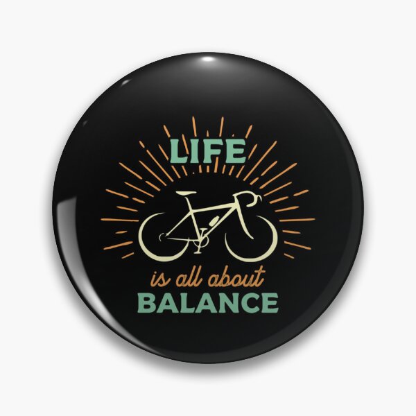 Artikelvorschau, Radfahren - Im Leben dreht sich alles um Balance. Perfekter Geschenkaufkleber entworfen und verkauft von gretaboone.