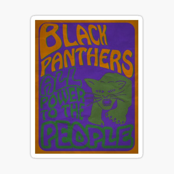 Black Panthers Sticker