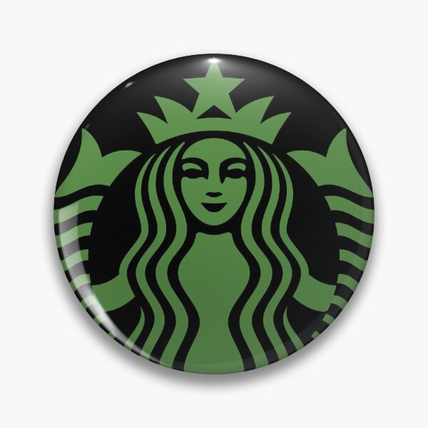 Item preview, Black & Green Coffee Mermaid Logo designed and sold by Adrianach1.