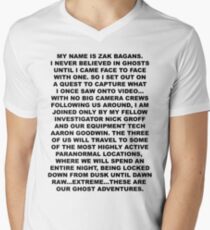 MY NAME IS ZAK BAGANS Men's V-Neck T-Shirt