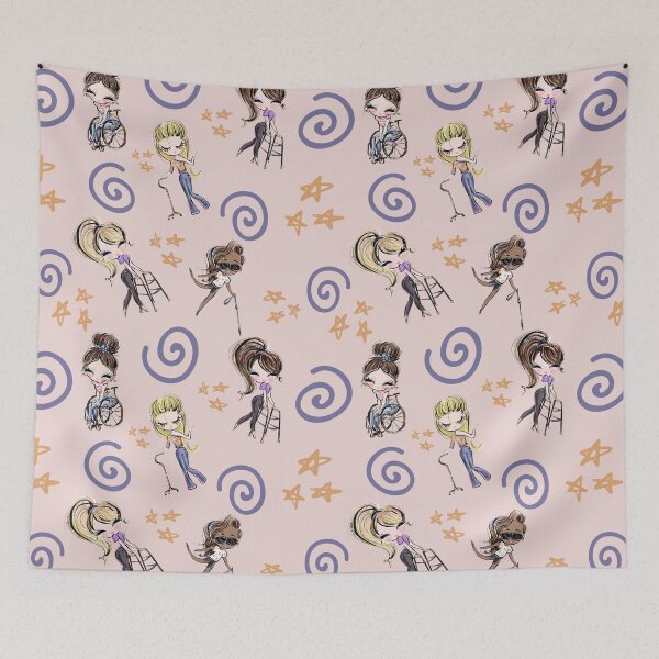 Item preview, Strong disabled girls designed and sold by MyMintyPrinty.