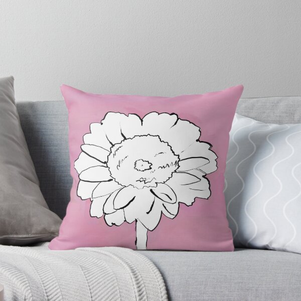 Item preview, Flor de tinta sobre fondo de color pintado designed and sold by BryanProjects.