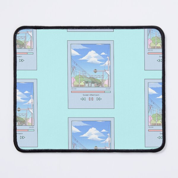 Item preview, Anime Style Light Blue Aesthetic Music Player designed and sold by quinellie.