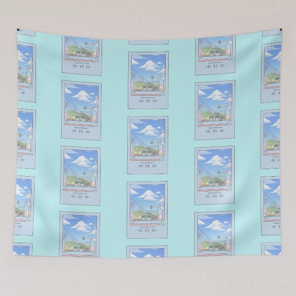 Item preview, Anime Style Light Blue Aesthetic Music Player   designed and sold by quinellie.
