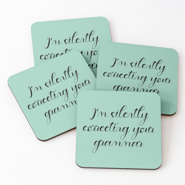Item preview, I_m Silently Correcting Your Grammar designed and sold by Nicolasmoreau.