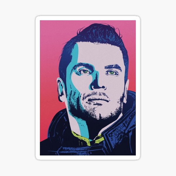 Artikel-Vorschau von Kaidan Alenko von Mass Effect Pop Art inspiriertes Porträt, designt und verkauft von picapicaDesign.