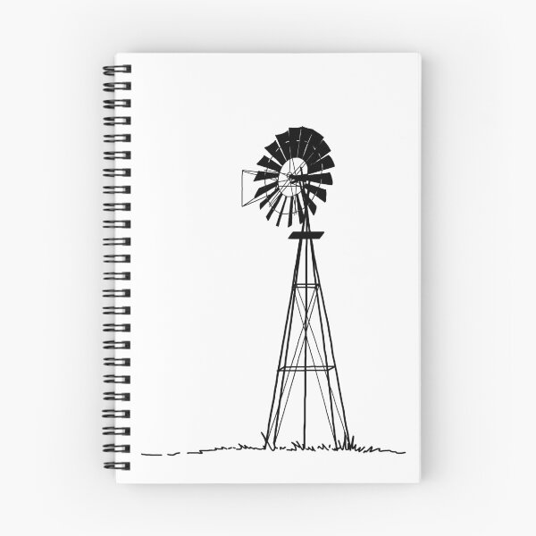 Item preview, American Windmill | black designed and sold by bettiena.