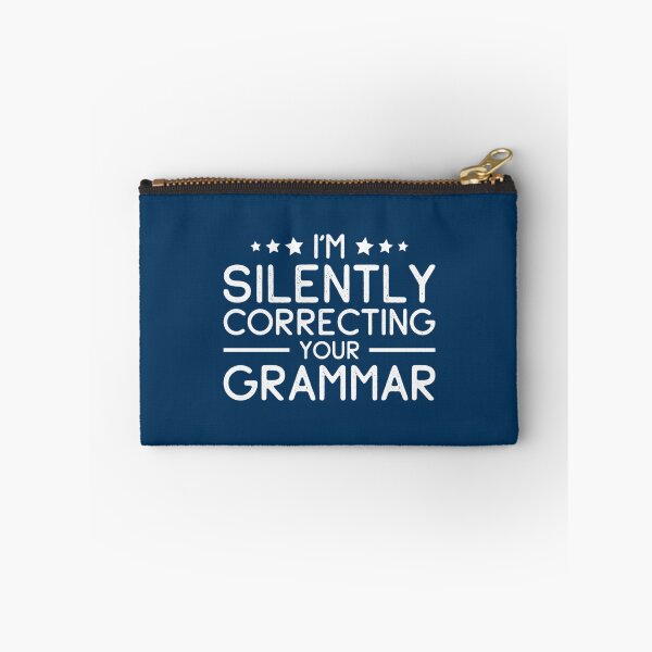 Item preview, I_m Silently Correcting Your Grammar Funny Sarcastic Saying Baseball ¾ Sleeve  designed and sold by Nicolasmoreau.