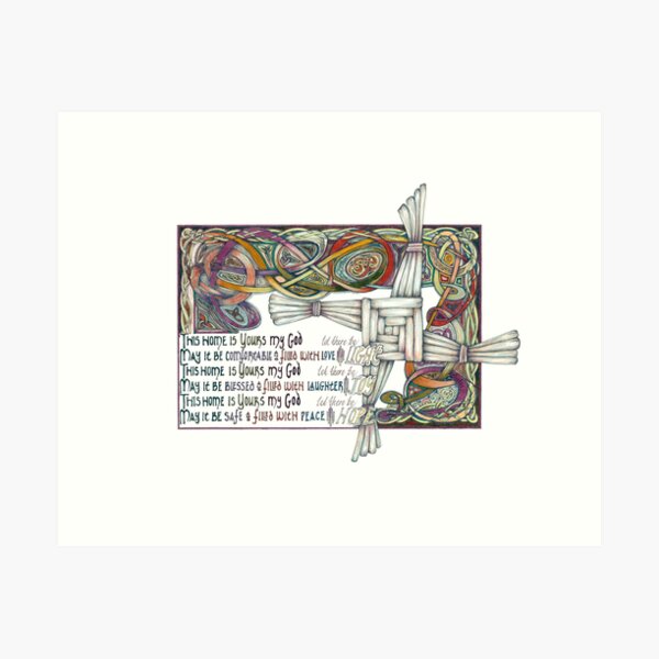 Item preview, Home Blessing designed and sold by Lindisfarne Scriptorium.