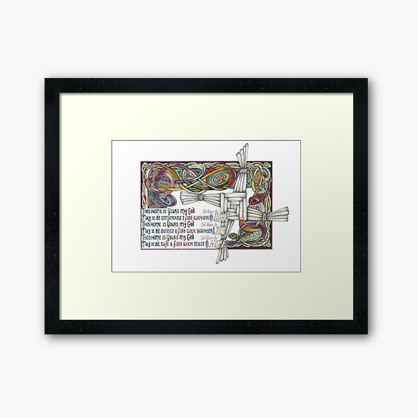 Home Blessing Framed Art Print