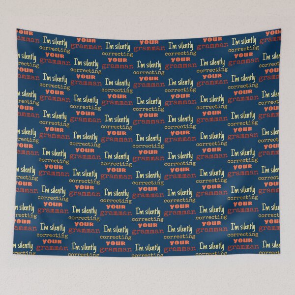 Item preview, I_m Silently Correcting Your Grammar designed and sold by Nicolasmoreau.