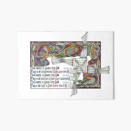 Home Blessing Art Board Print