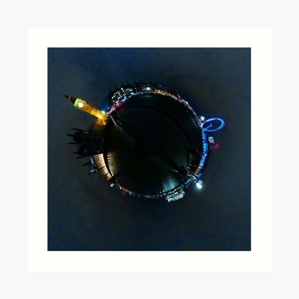 Small Planets - London Art Print