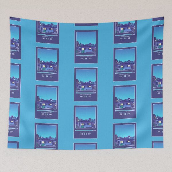 Item preview, Anime Style Blue Aesthetic Music Player   designed and sold by quinellie.