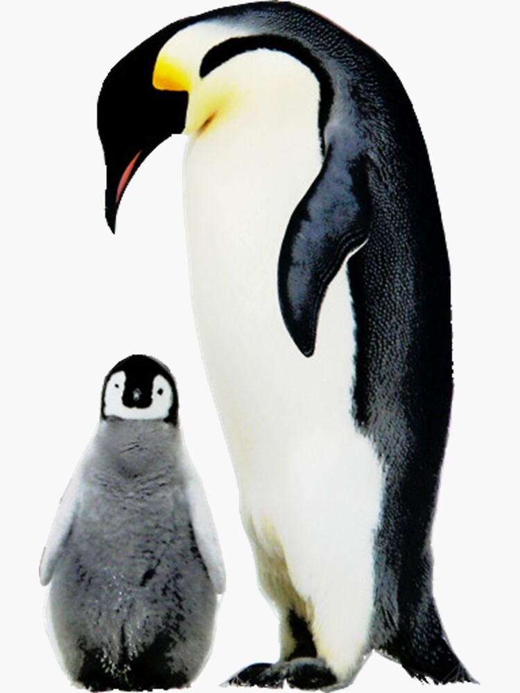 "Emperor Penguins T-Shirt" Sticker by LegoPoter | Redbubble