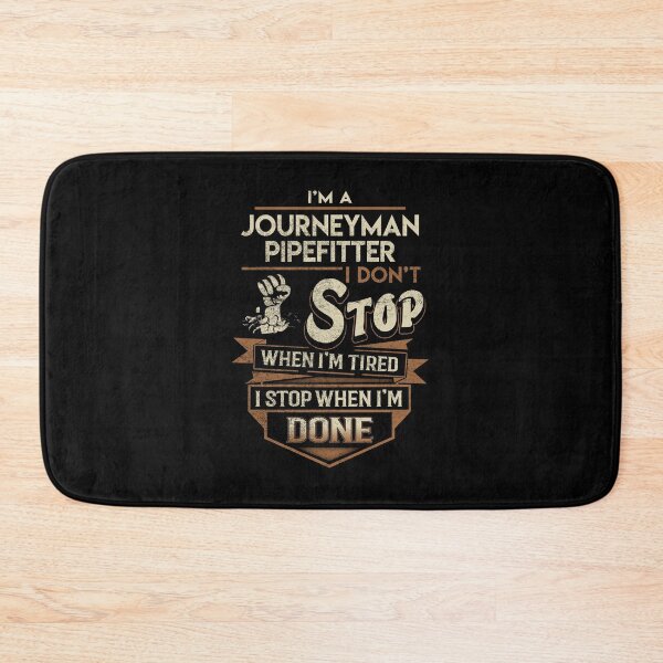 Item preview, Journeyman Pipefitter T Shirt - I Stop When Done Job Gift Item Tee designed and sold by natalinedk.
