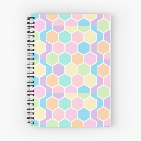 Item preview, Pastel Hexagon Bestagon Honeycomb Trip Candy Pattern Print Beautiful Easter designed and sold by Shayna Westfall.