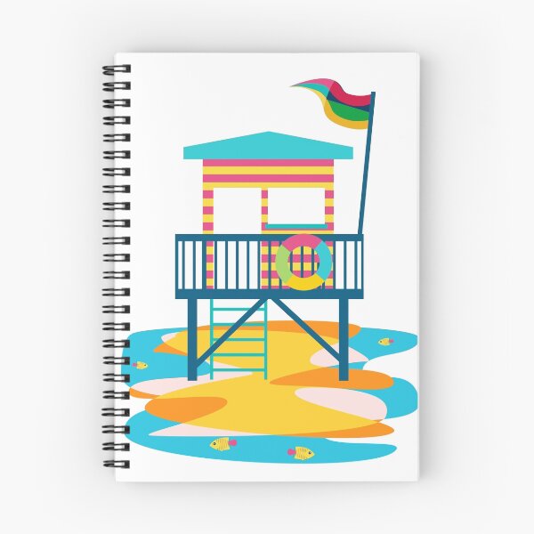 Item preview, Life Guard Tower Beach designed and sold by SamOssie.
