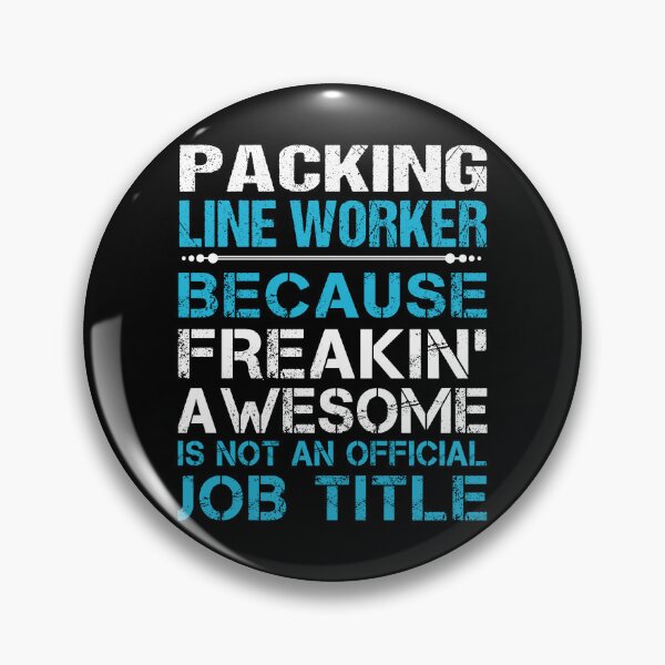 Item preview, Packing Line Worker T Shirt - Freaking Awesome Job Gift Item Tee designed and sold by oetate4774.