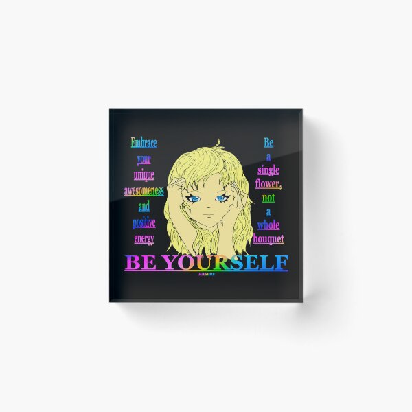 Item preview, Jacky BE YOURSELF Anime  designed and sold by Jacklyn G.  Jones.