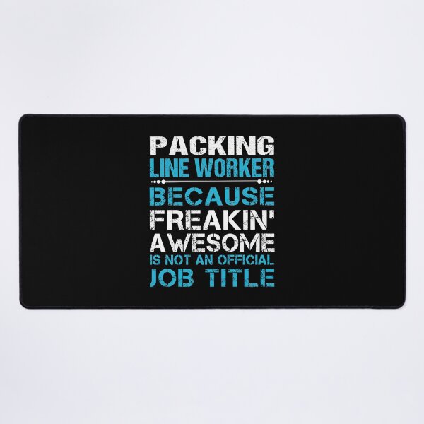 Item preview, Packing Line Worker T Shirt - Freaking Awesome Job Gift Item Tee designed and sold by oetate4774.