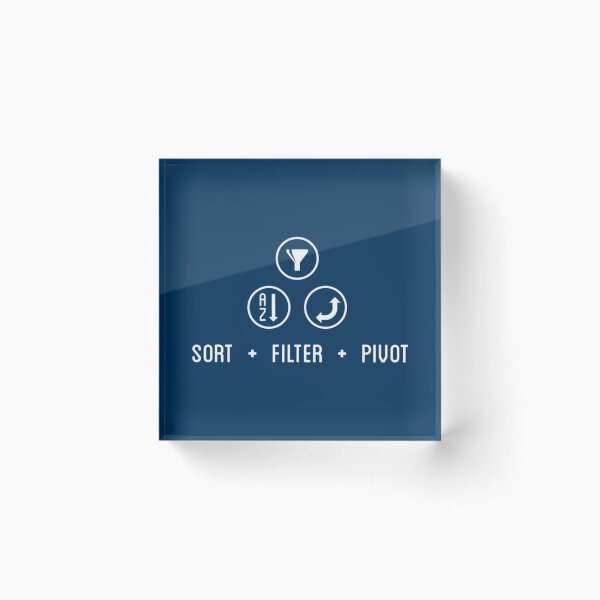 Item preview, SORT FILTER PIVOT   designed and sold by Nicolasmoreau.