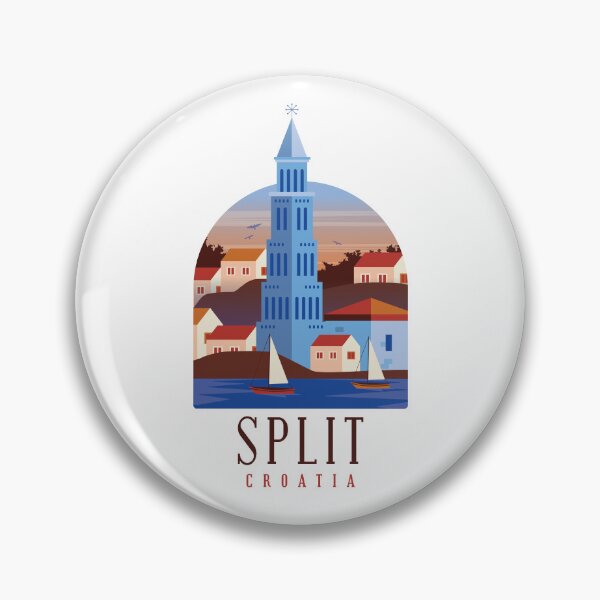 Item preview, SPLIT CROATIA Skyline Shirt Design Gift present birthday christmas designed and sold by Timcito.
