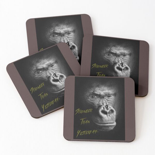 Item preview, GORILLA - STRONGER THAN YESTERDAY   designed and sold by BlackvsWhite.