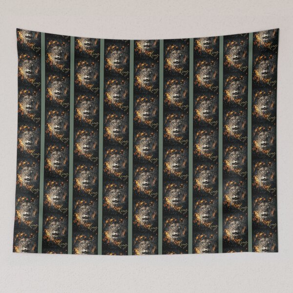 Item preview, LION - KING FIRE   designed and sold by BlackvsWhite.