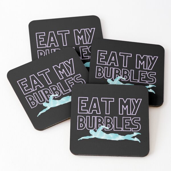 Item preview, Swimmer Saying, Eat My Bubbles, Funny Swimmer Essential T-Shirt designed and sold by madeleinem48.