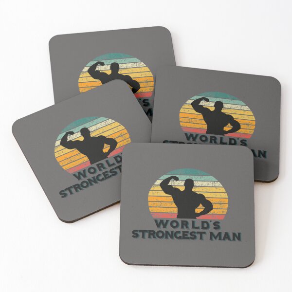 Item preview, World’s strongest man strong retro vibes   designed and sold by BlackvsWhite.