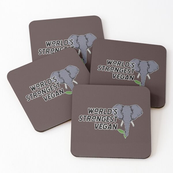 Item preview, Worlds Strongest Vegan Elephant Herbivore   designed and sold by BlackvsWhite.