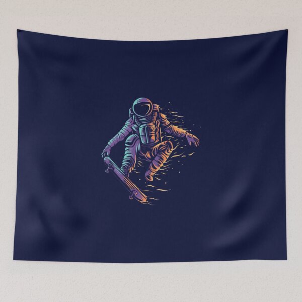 Item preview,  Astronaut skateboarding jump design  designed and sold by G-FLORIAN.