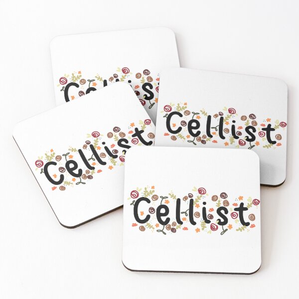 Item preview, Cellist Sticker. Cello. Lettering. English phrase. designed and sold by AnaStickerD.