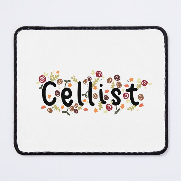Item preview, Cellist Sticker. Cello. Lettering. English phrase. designed and sold by AnaStickerD.