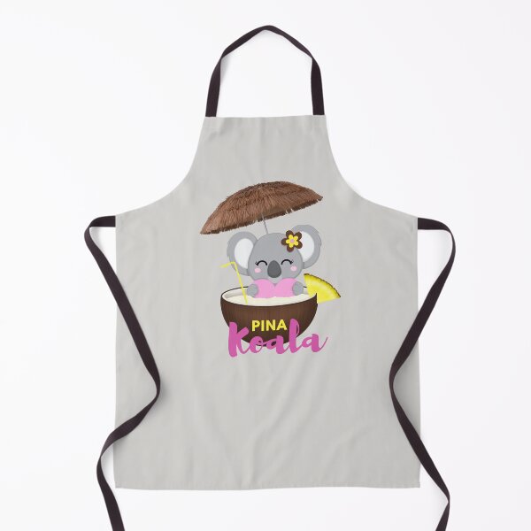 Item preview, Pina Koala cute koala bear bathing in pina colada coconut cocktail designed and sold by portrait4you.