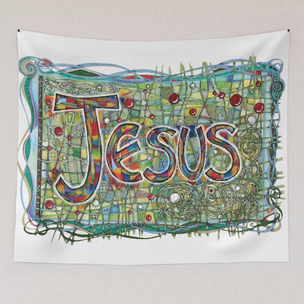 Item preview, Jesus designed and sold by Lindisfarne Scriptorium.