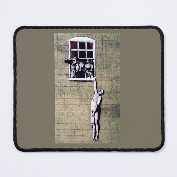 Item preview, Banksy - Naked Man designed and sold by PeacefulRiver.