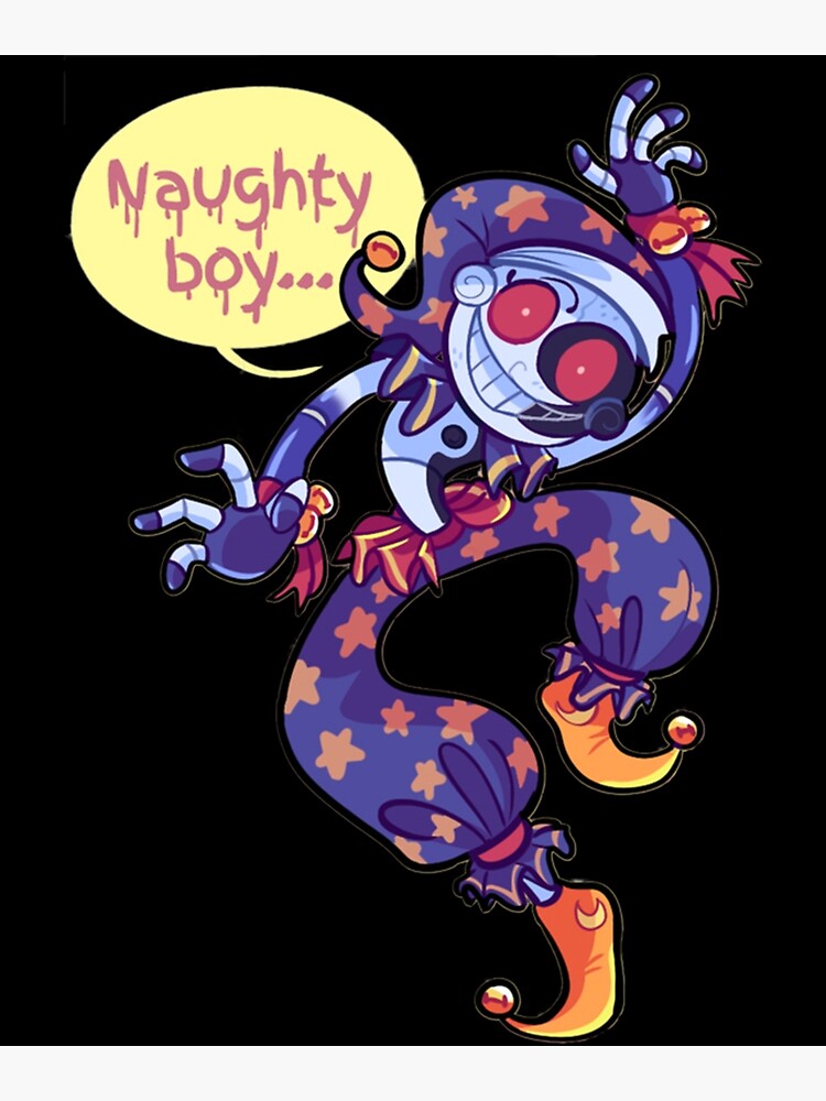 Moondrop Fnaf Security Breach Naughty Boy Metal Print By Staisalas Redbubble 3939