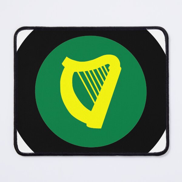 Item preview, Hibs Gold Harp Retro Mod Roundel designed and sold by ModSupporters.